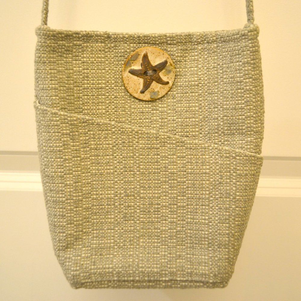 Nantucket Bitty Bag (Sage Green & Cream Tweed) Crossbody Bag
